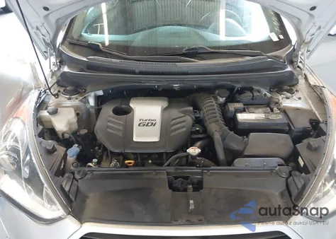 2013 Hyundai Veloster Turbo W/Blue из США, поврежденный, VIN KMHTC6AEXDU145719